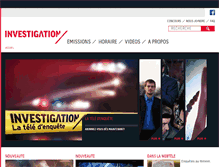 Tablet Screenshot of investigationtele.com
